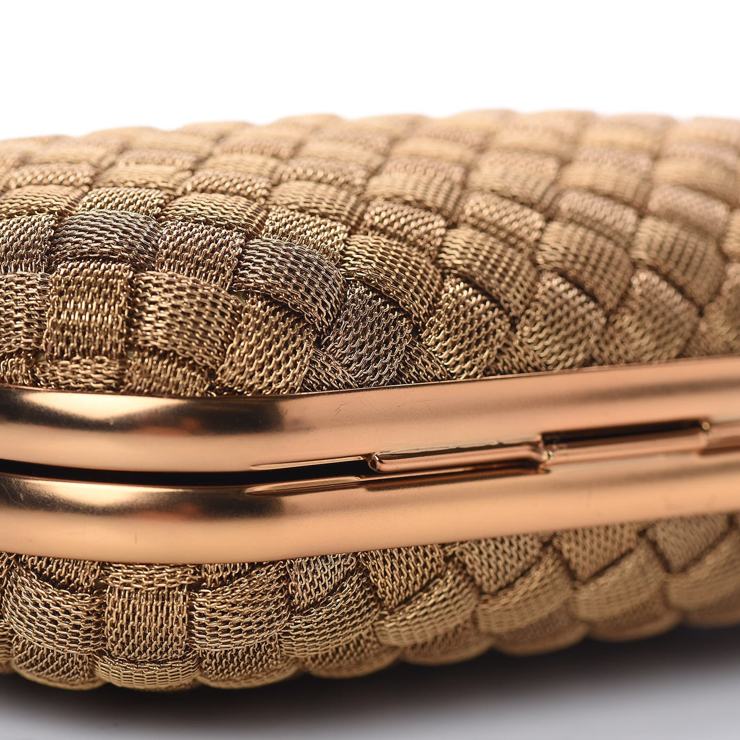 Intreccio Oro Bruciato Knot Clutch