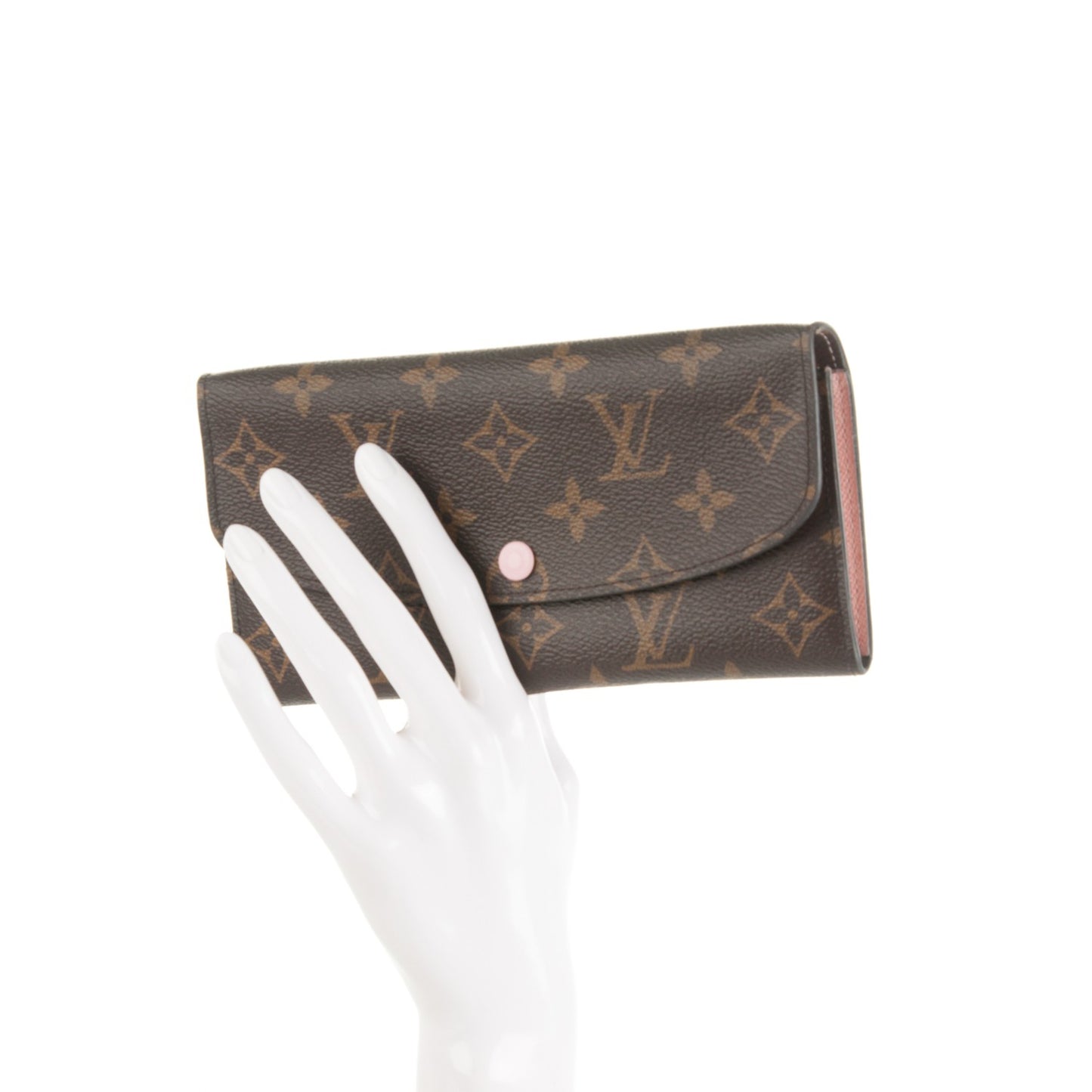Monogram Emilie Wallet Rose Ballerine