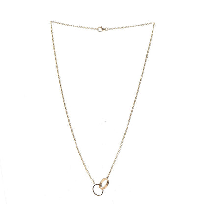 Cartier 18K Yellow Gold Interlocking LOVE Necklace 4 of 10
