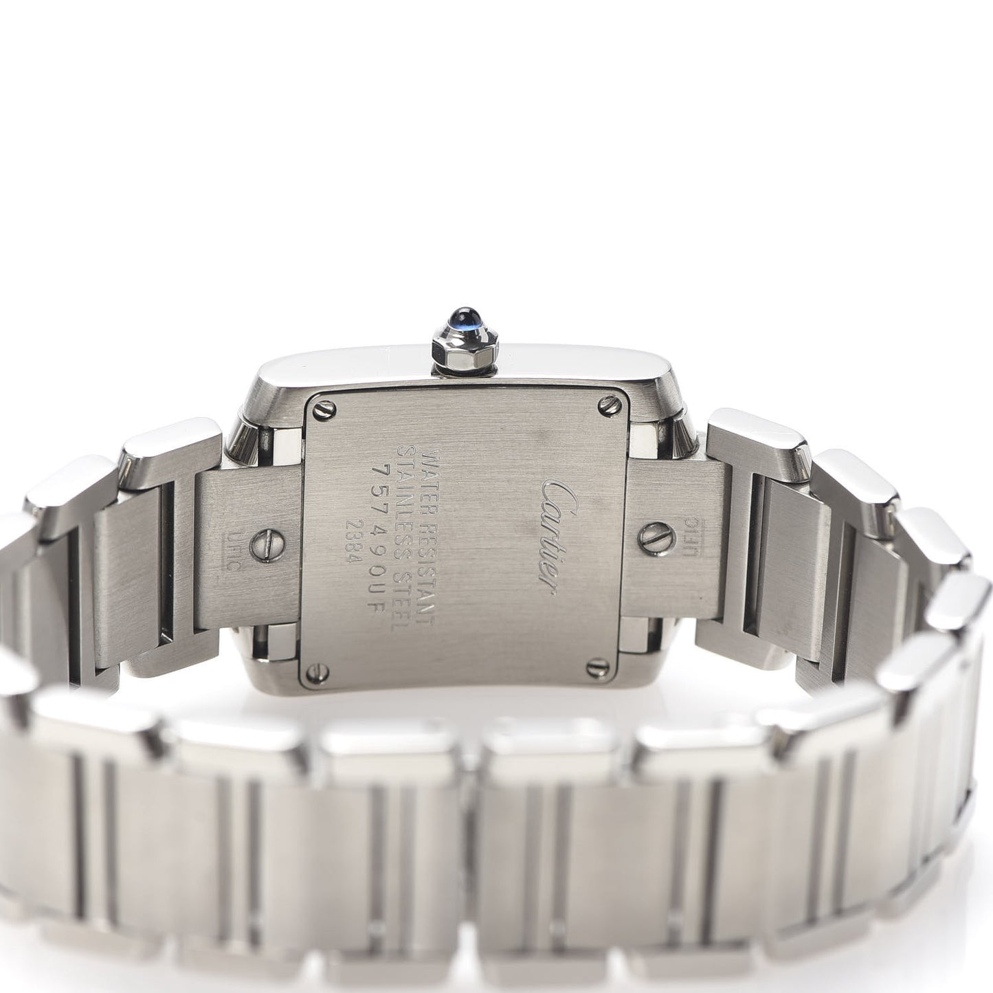 Stainless Steel 20mm Tank Francaise Quartz Watch
