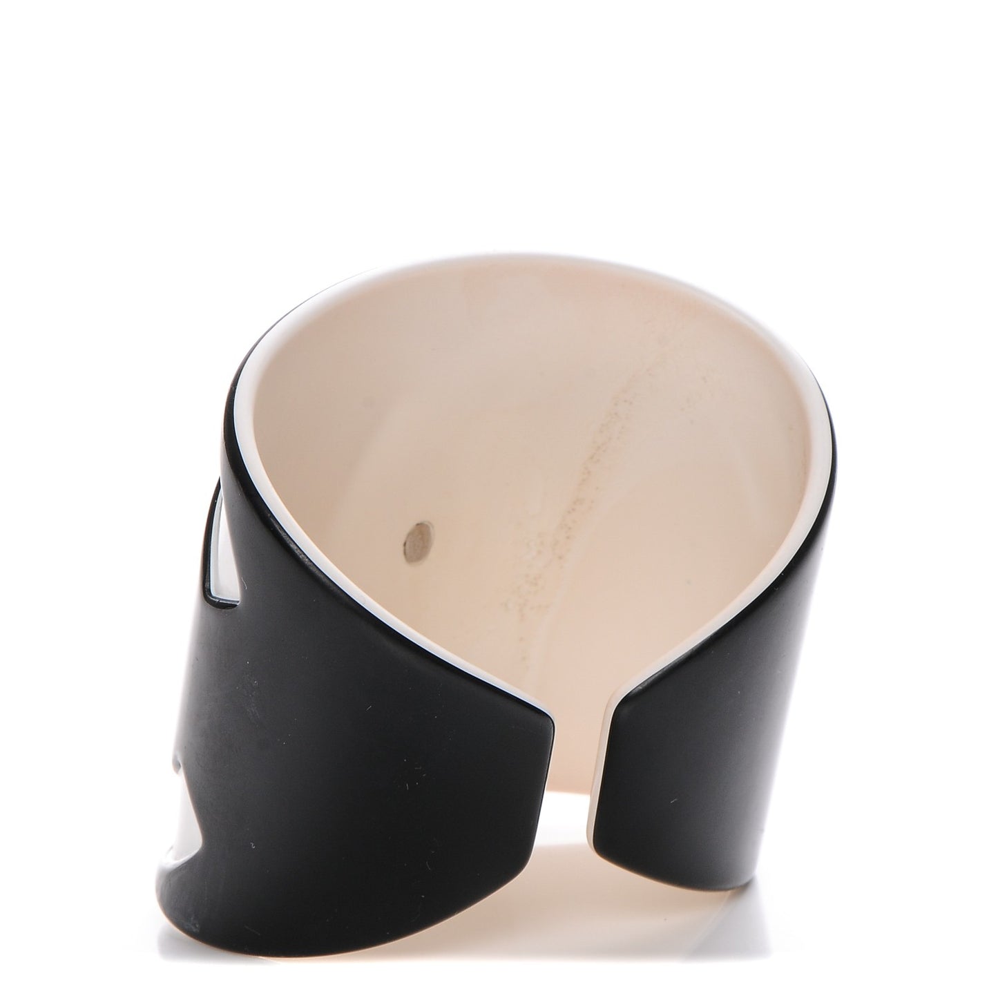 Resin CC Wide Cuff Black White
