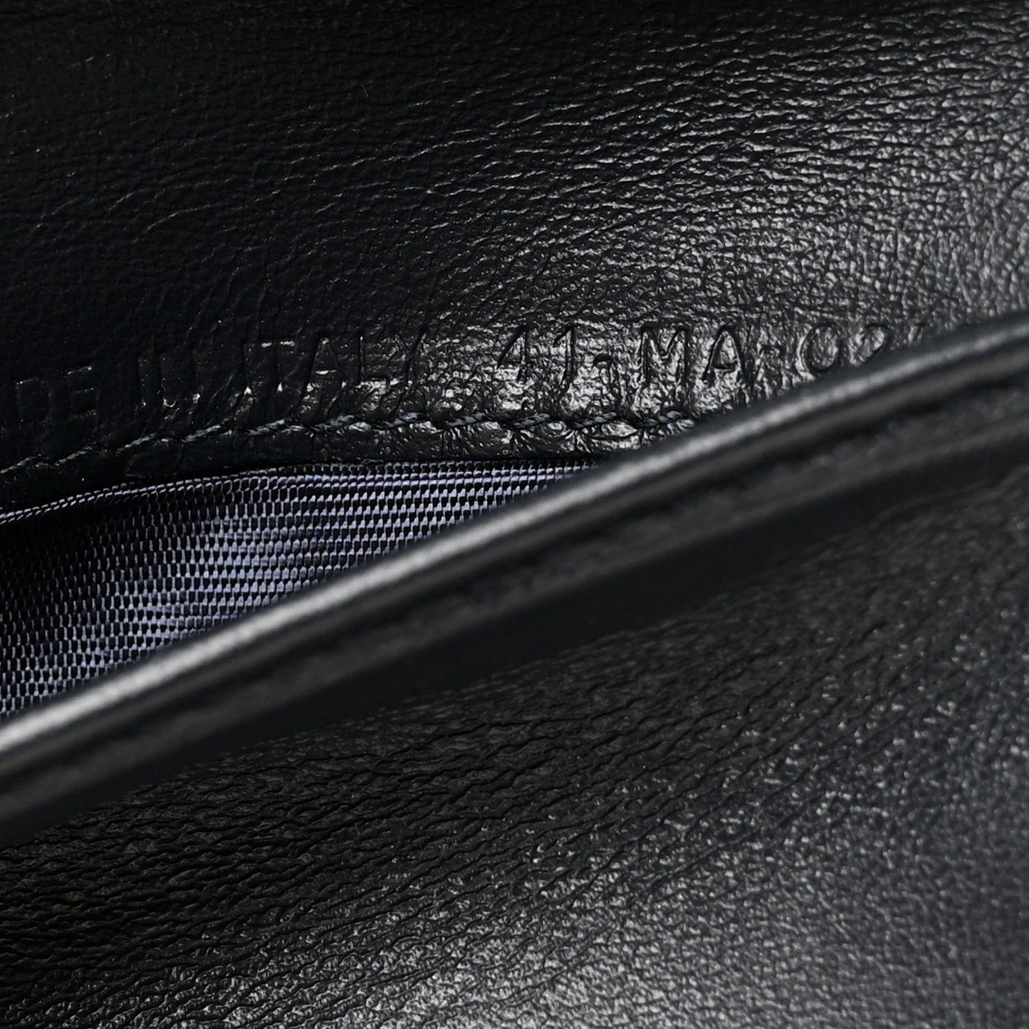 Oblique Saddle Lotus Wallet Blue