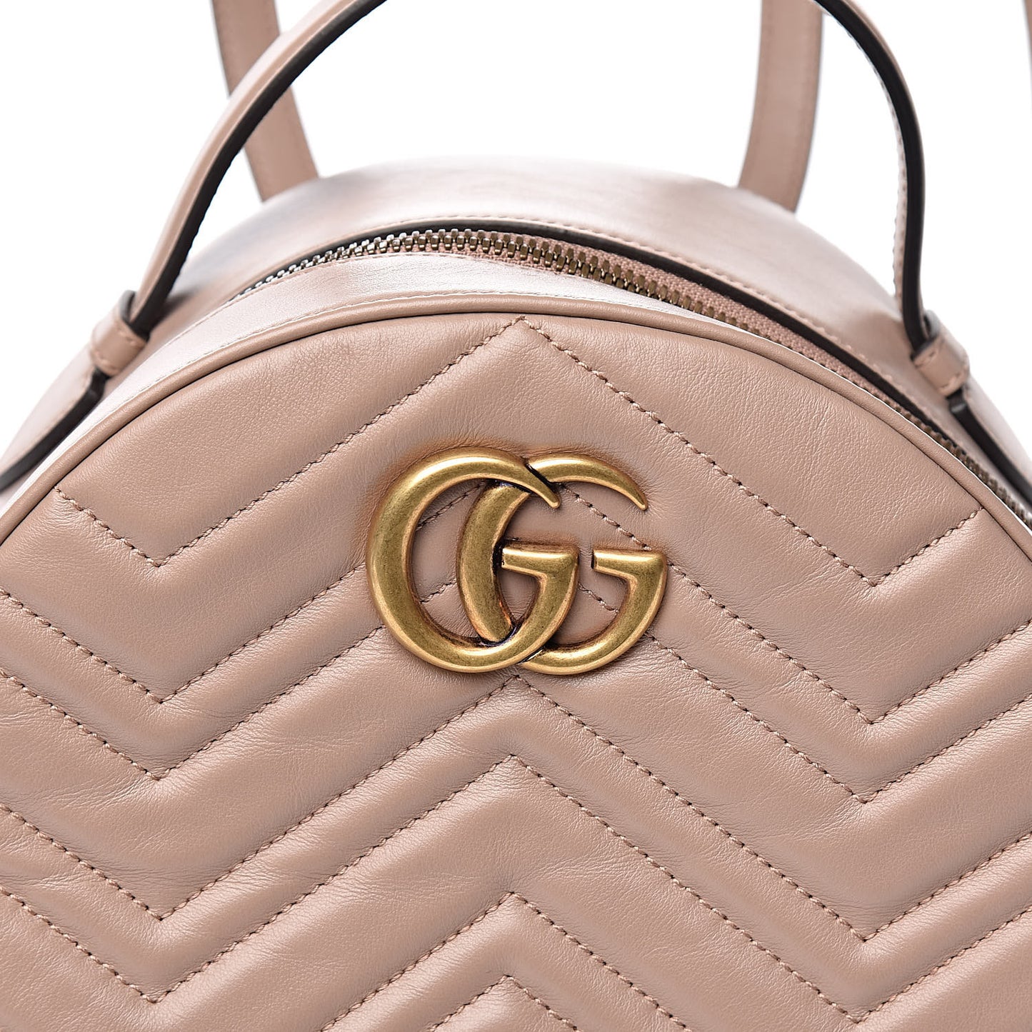 Calfskin Matelasse GG Marmont Backpack Porcelain Rose