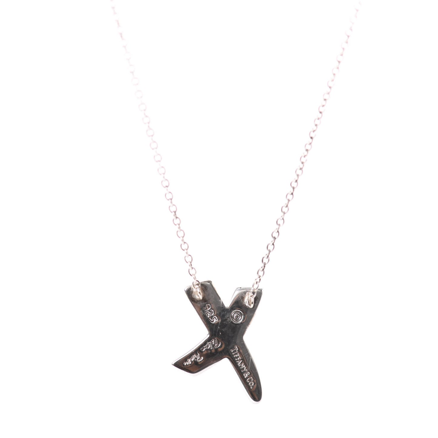 Sterling Silver Paloma Picasso Graffiti X Pendant Necklace