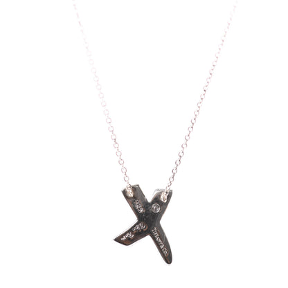 Tiffany Sterling Silver Paloma Picasso Graffiti X Pendant Necklace 4 of 4