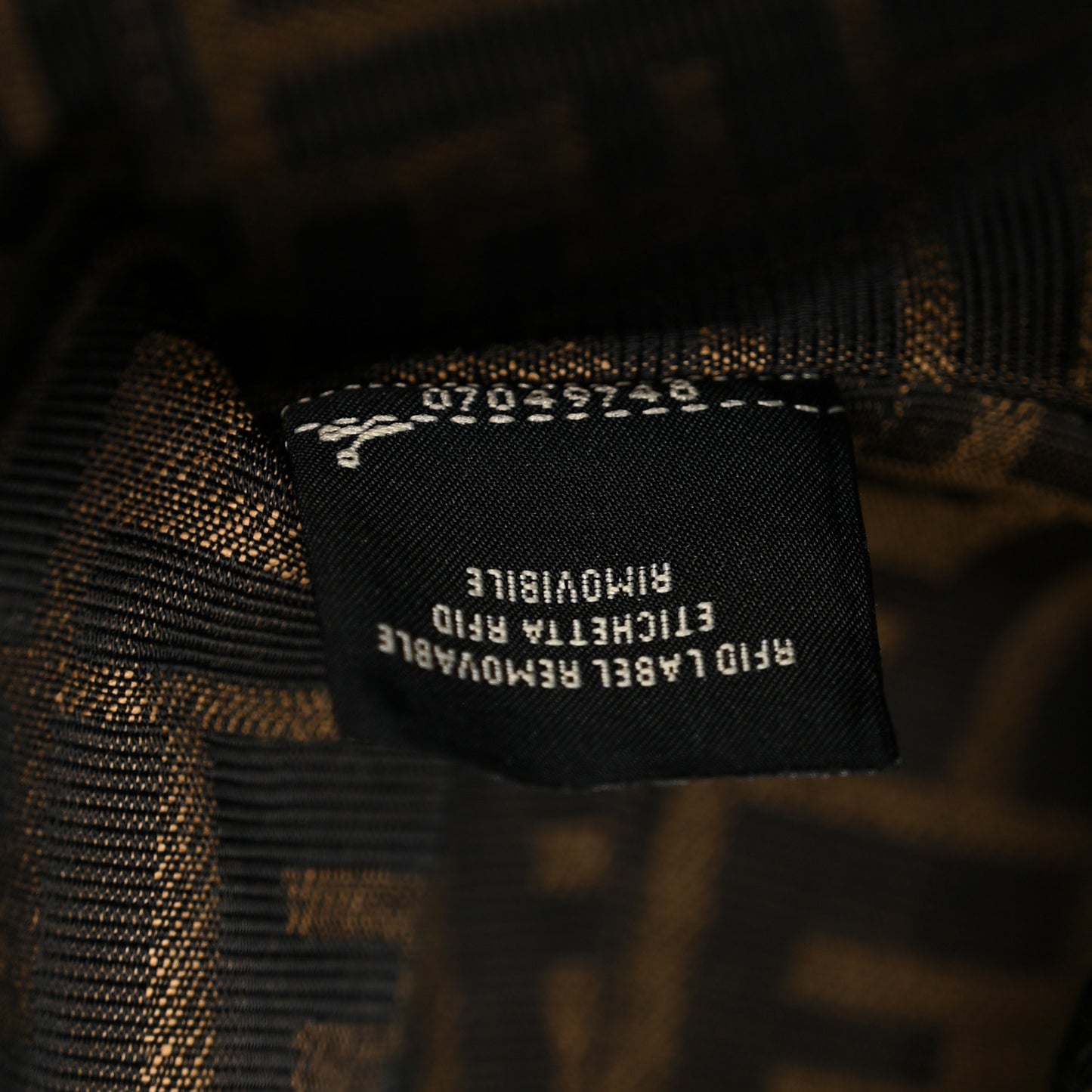 Shiny Nappa Medium Fendi First Black