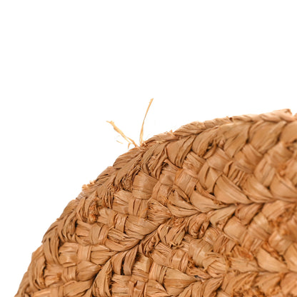 Saint Laurent Raffia Calfskin Small Panier Tote Naturale Nut 9 of 9