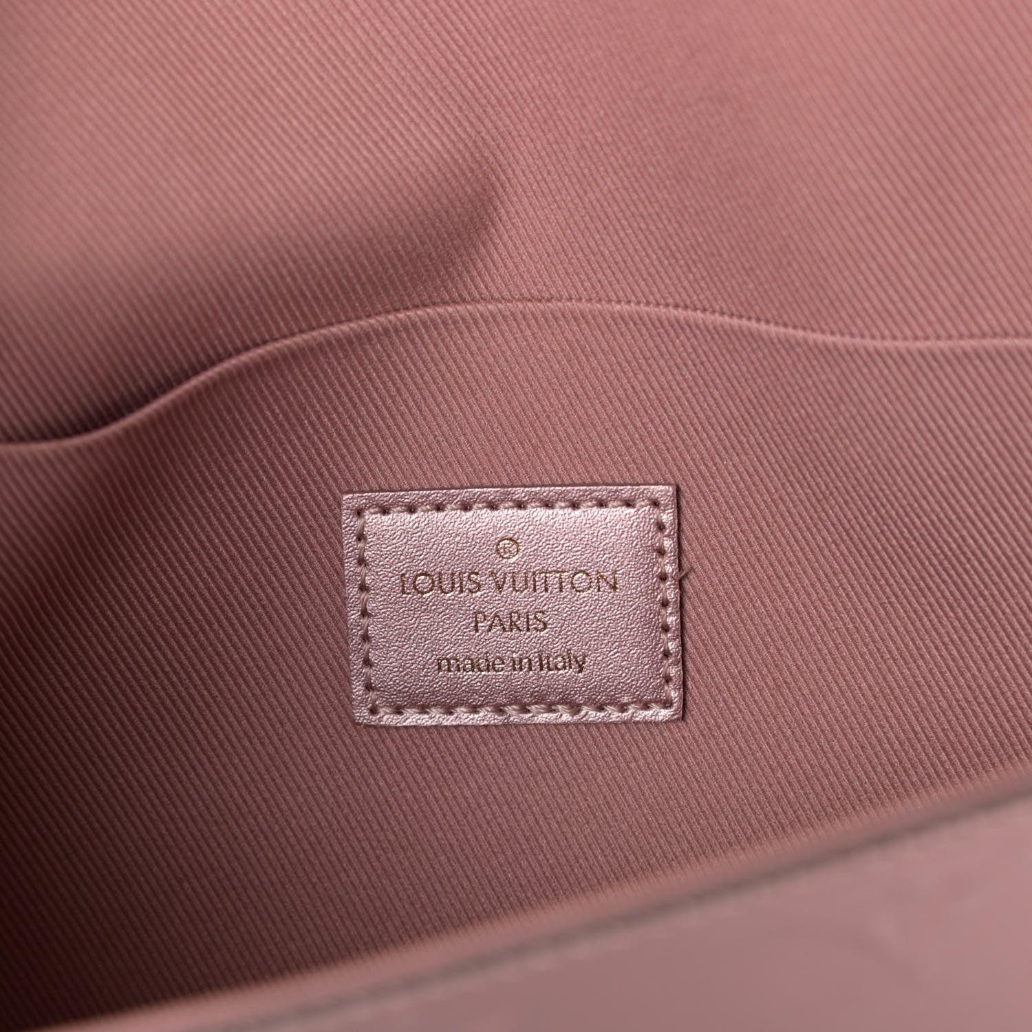 Louis Vuitton Vernis Pochette Felicie Chain Wallet Metallic Pale Pink 7 of 10