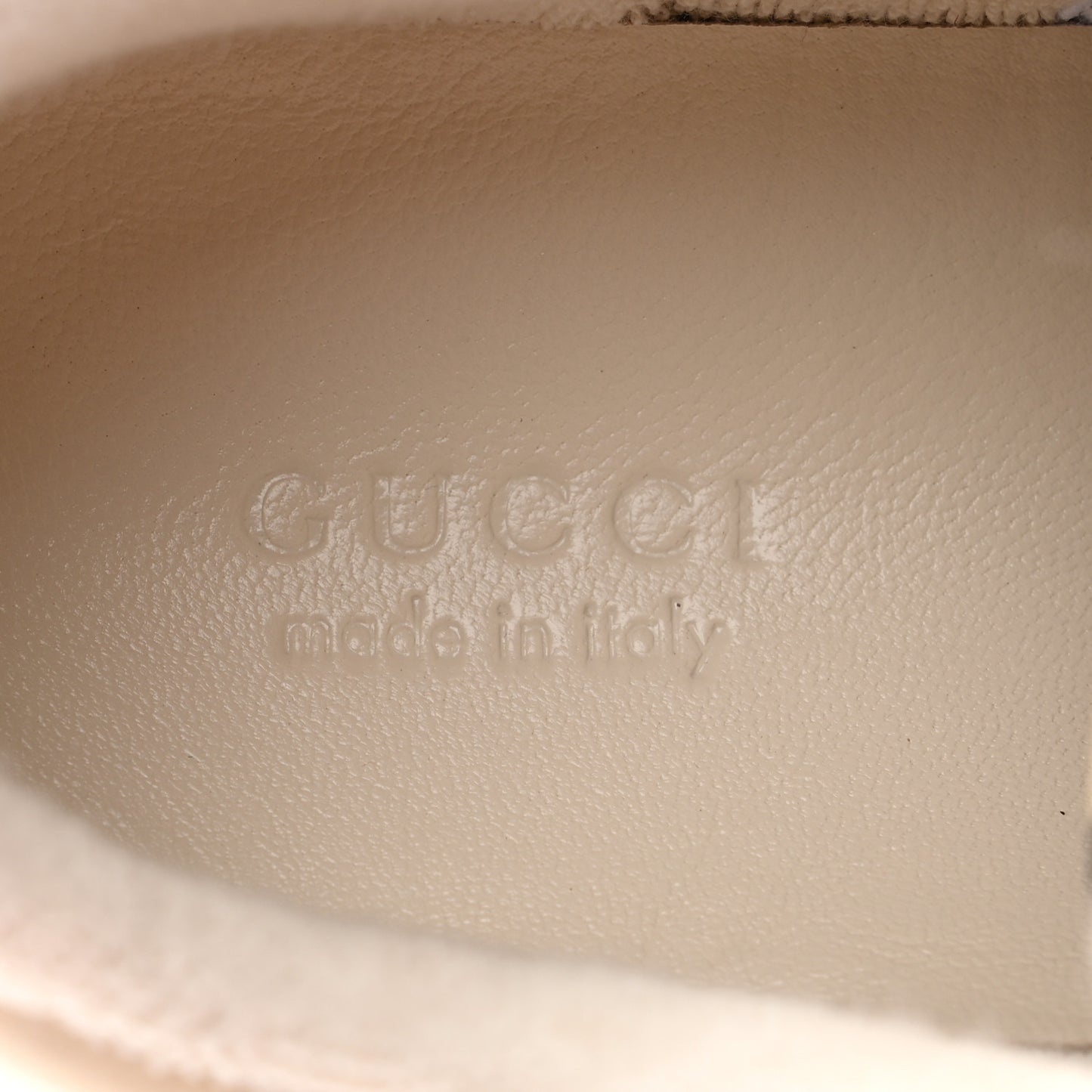 Calfskin Lame GG Monogram Web Womens Screener Sneakers 35 Blue Silver Dusty Milk Shine Purple