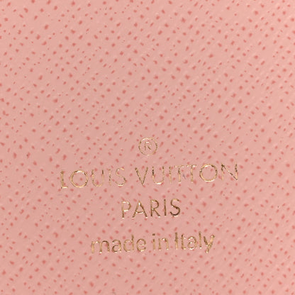Louis Vuitton Damier Ebene Victorine Wallet Rose Ballerine 6 of 7
