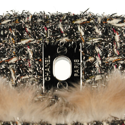 Chanel Rabbit Fur Fantasy Tweed Small Flap 8 of 8