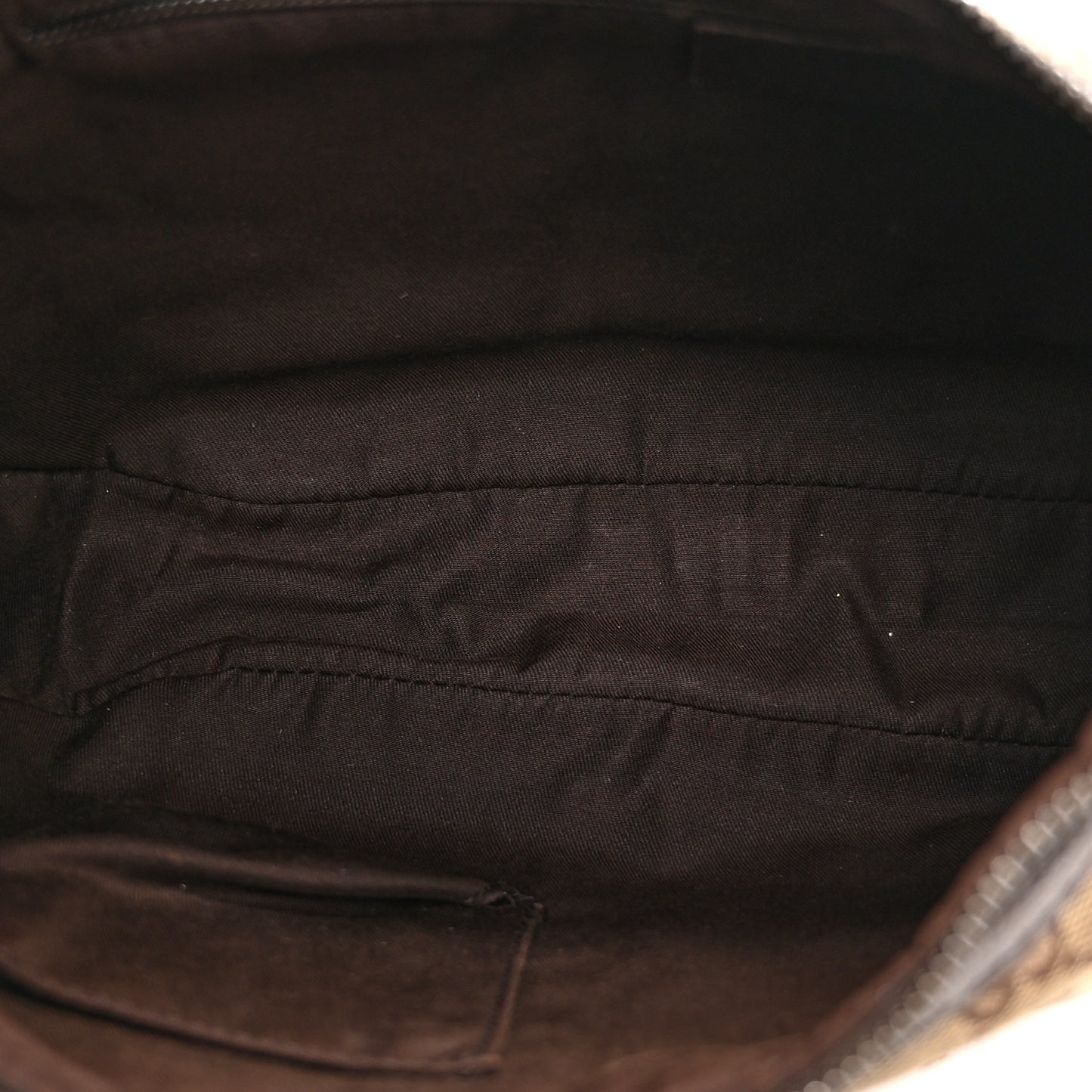 Monogram Medium Half Moon Hobo Dark Brown