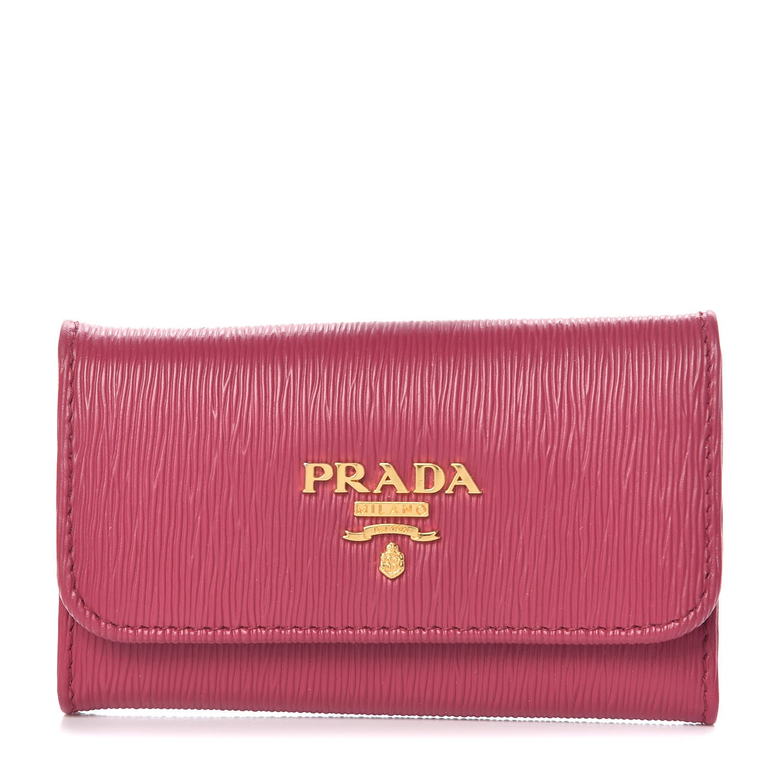 Prada Vitello Move 6 Key Holder Ibisco 1 of 9