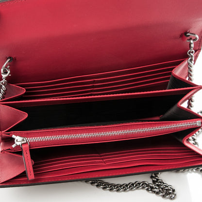 Gucci GG Supreme Monogram Mini Dionysus Chain Wallet Beige Vulcanic Red 5 of 7