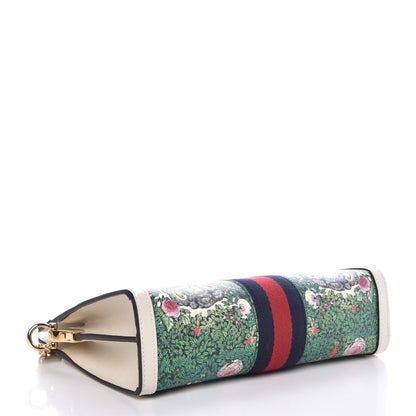 Gucci X YUKO HIGUCHI Canvas Calfskin GG Web Yuko Higuchi Print Small Ophidia Chain Shoulder Bag White 4 of 8