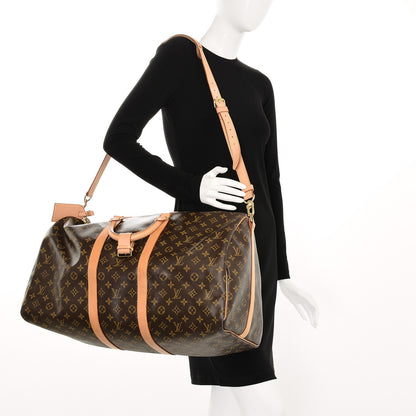 Louis Vuitton Monogram Keepall Bandouliere 55 2 of 10