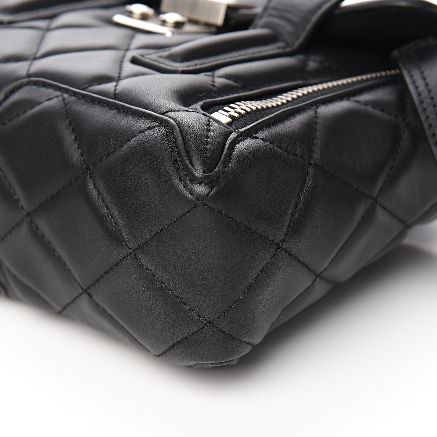 3.1 Calfskin Quilted Mini Pashli Satchel Black