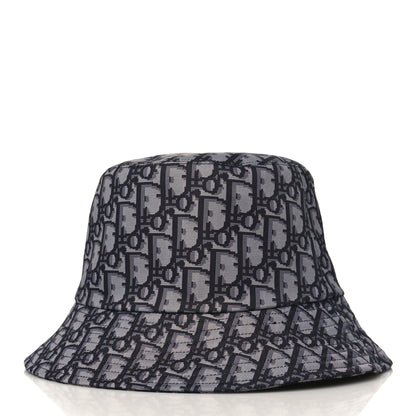 Christian Dior Oblique Reversible Leopard Bucket Hat 57 Grey 5 of 10