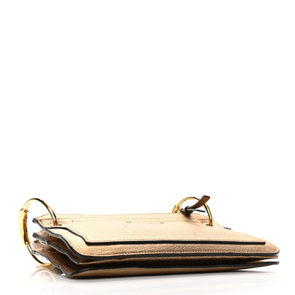 Chloe Metallic Calfskin Small Roy Bag Gold 4 of 13