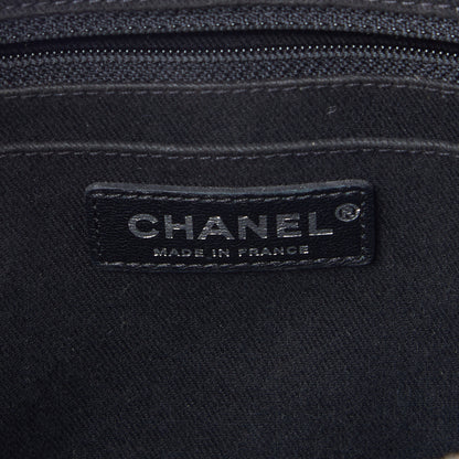 Chanel Lambskin Quilted Bowler Flap Shoulder Bag Black 8 of 9