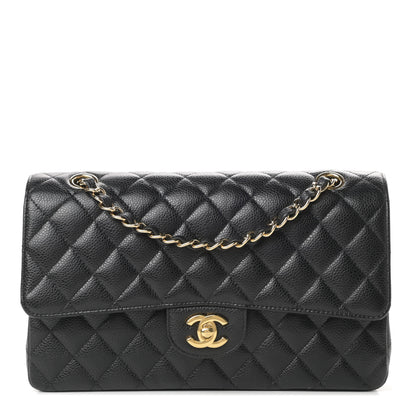 Chanel Caviar Quilted Medium Double Flap Black 1 of 13