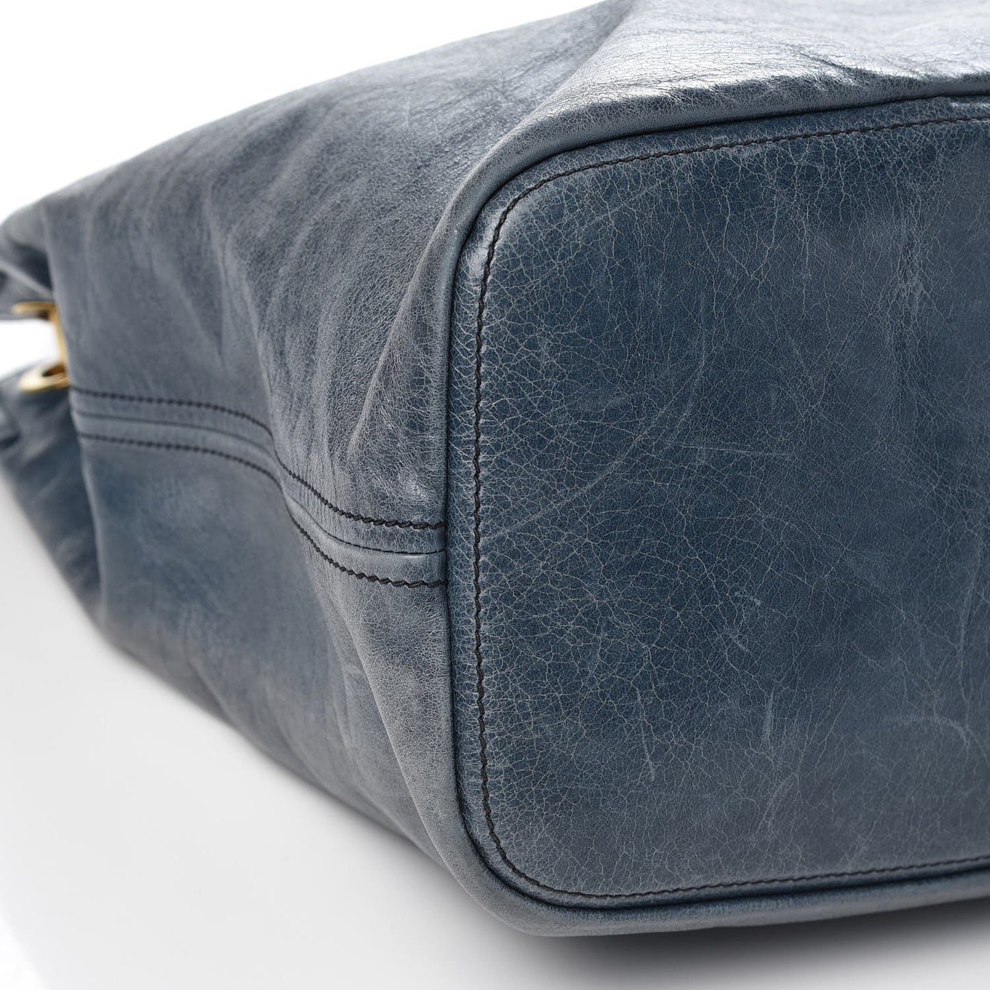 Vitello Shine Hobo Denim
