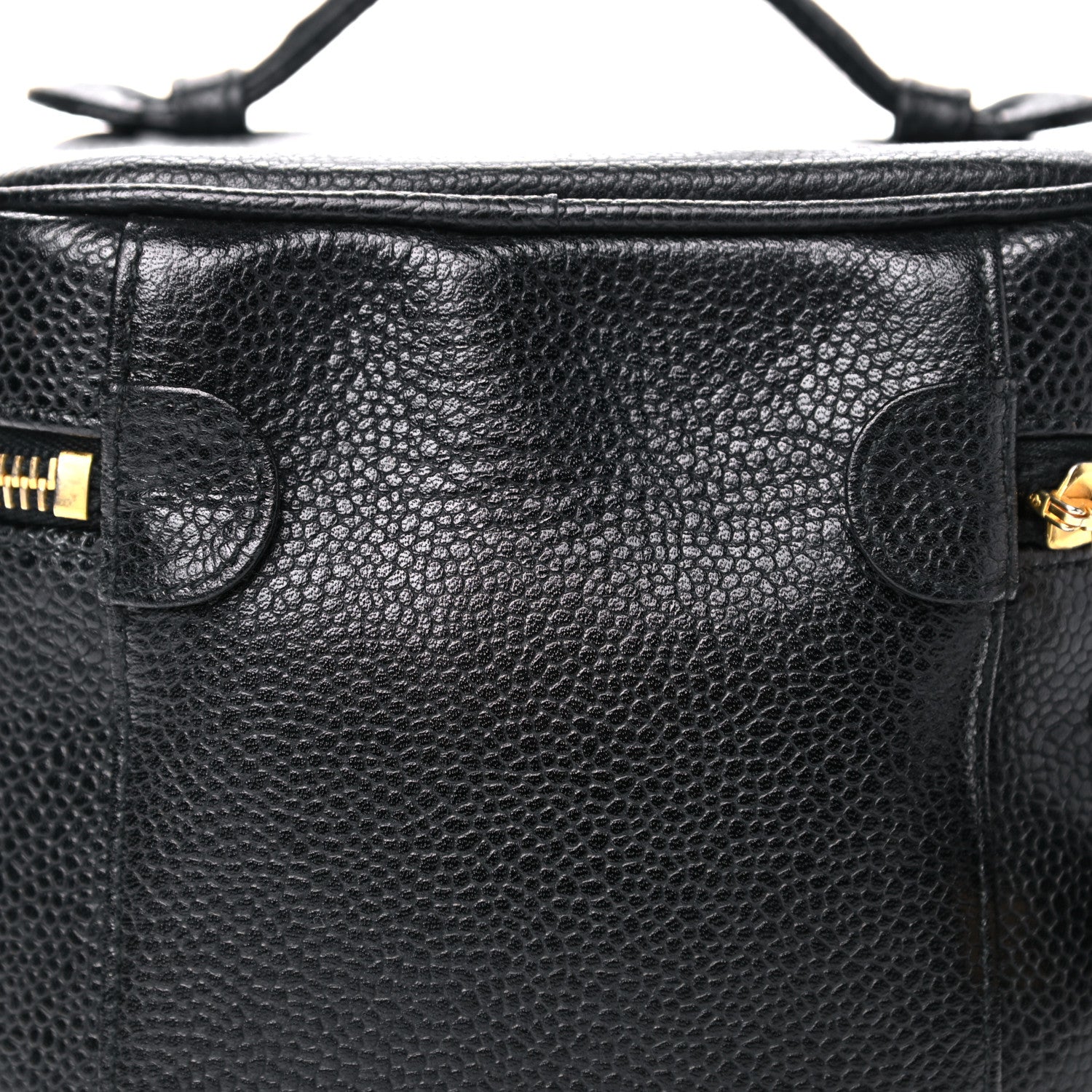 Chanel Caviar Vanity Cosmetic Case Black 13 of 14