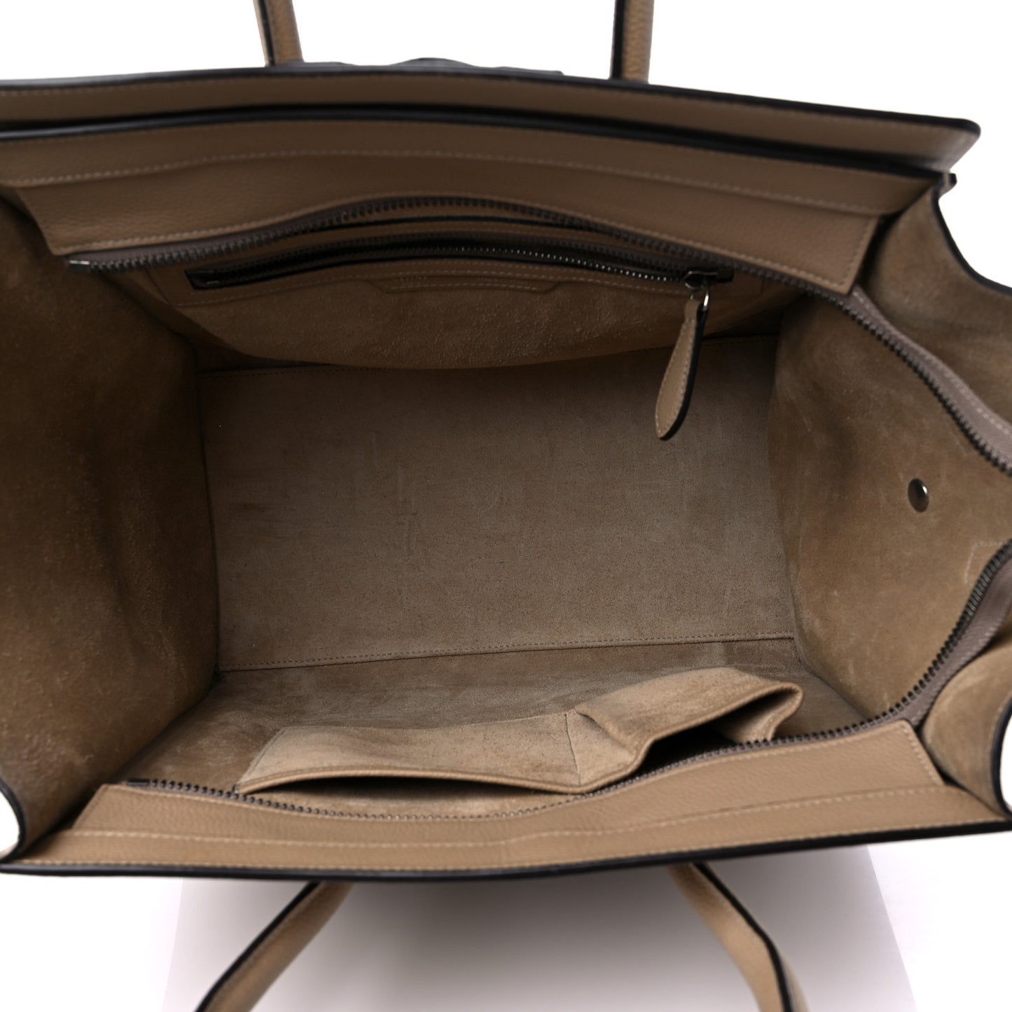 Drummed Calfskin Mini Luggage Dune