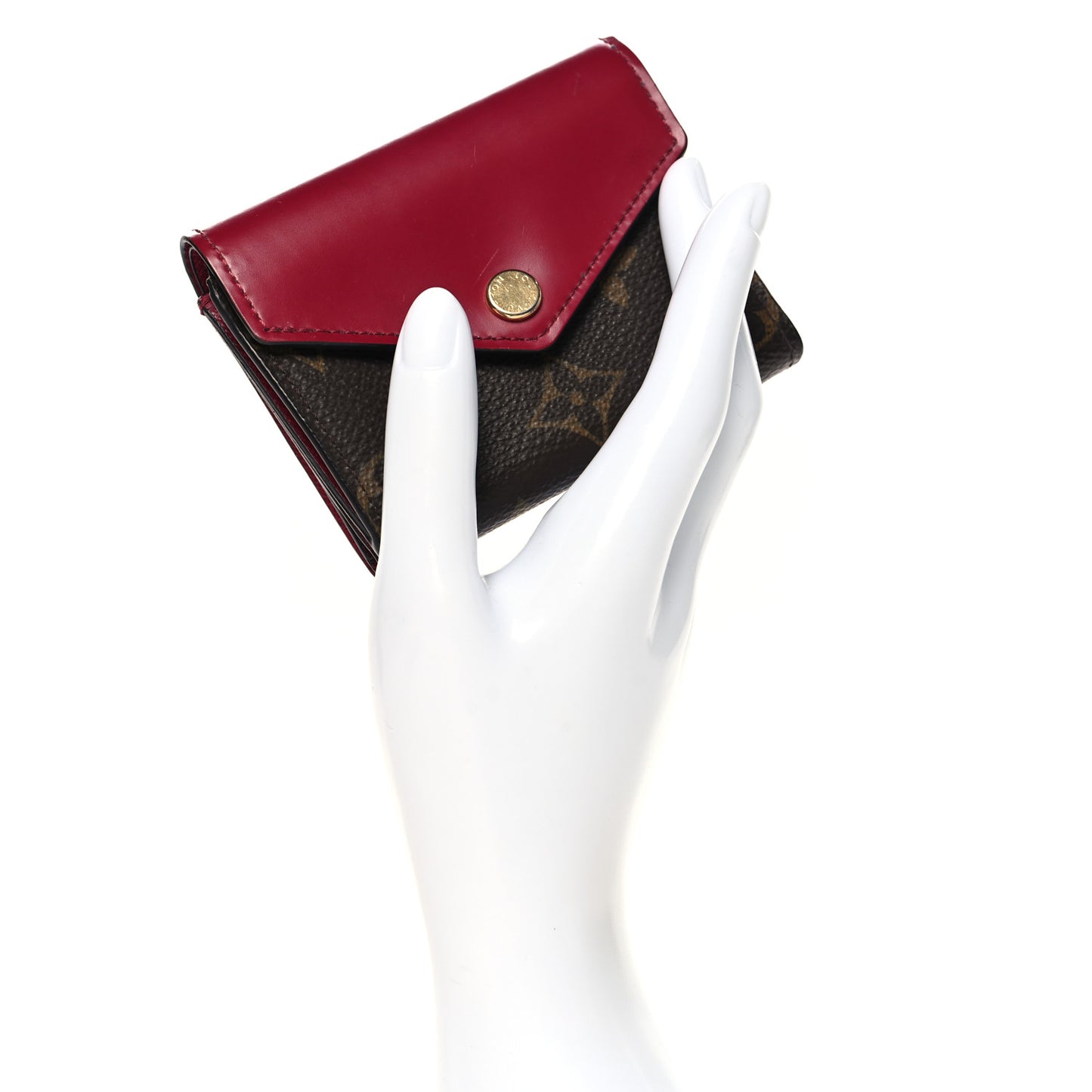 Monogram Zoe Wallet Fuchsia