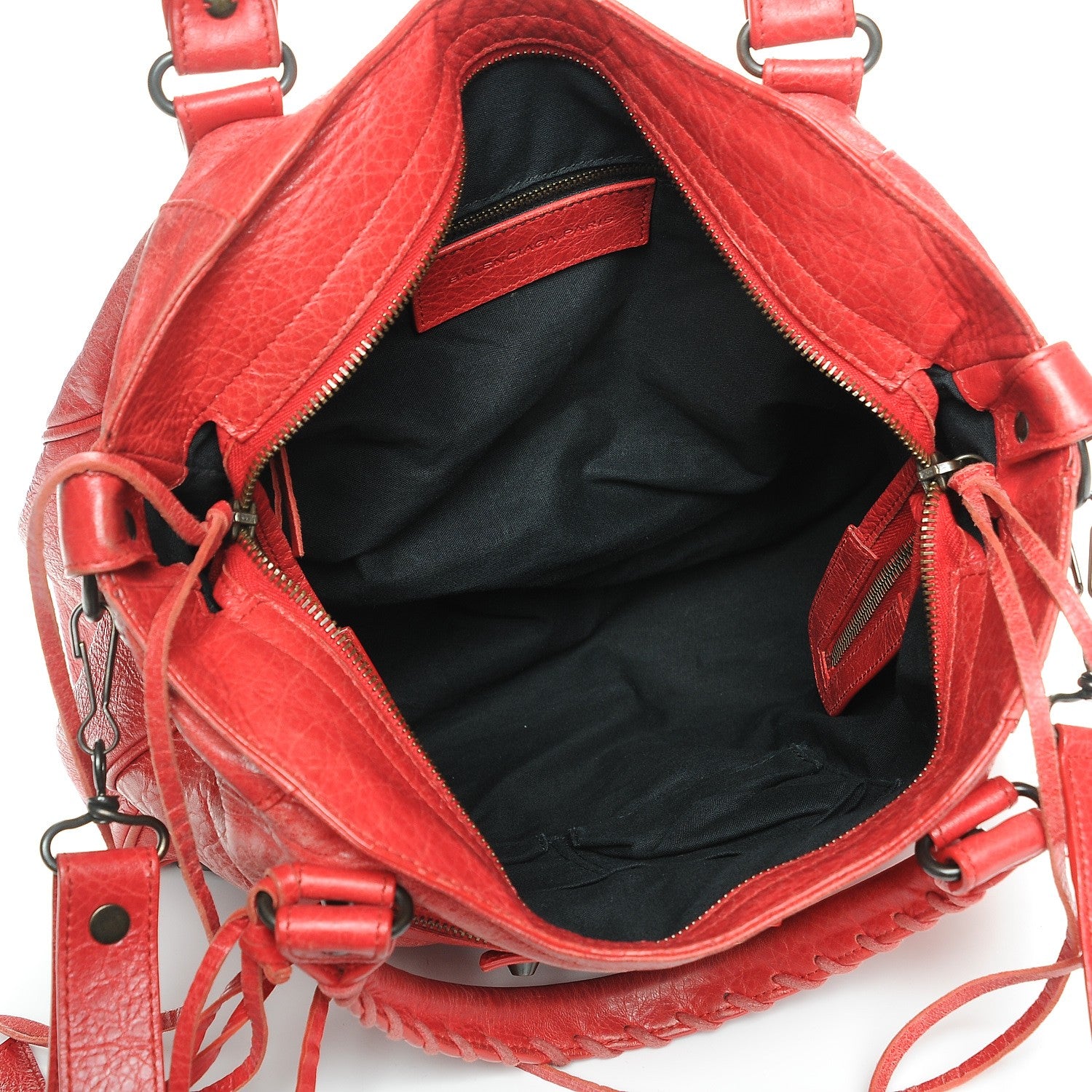 Balenciaga Agneau Classic Hardware Velo Rouge Cardinal 6 of 12