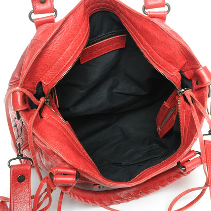 Balenciaga Agneau Classic Hardware Velo Rouge Cardinal 6 of 12