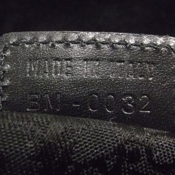 Leather Street Chic Messenger Bag Black