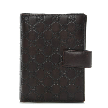 Gucci Guccissima Standard Agenda Dark Brown 1 of 8