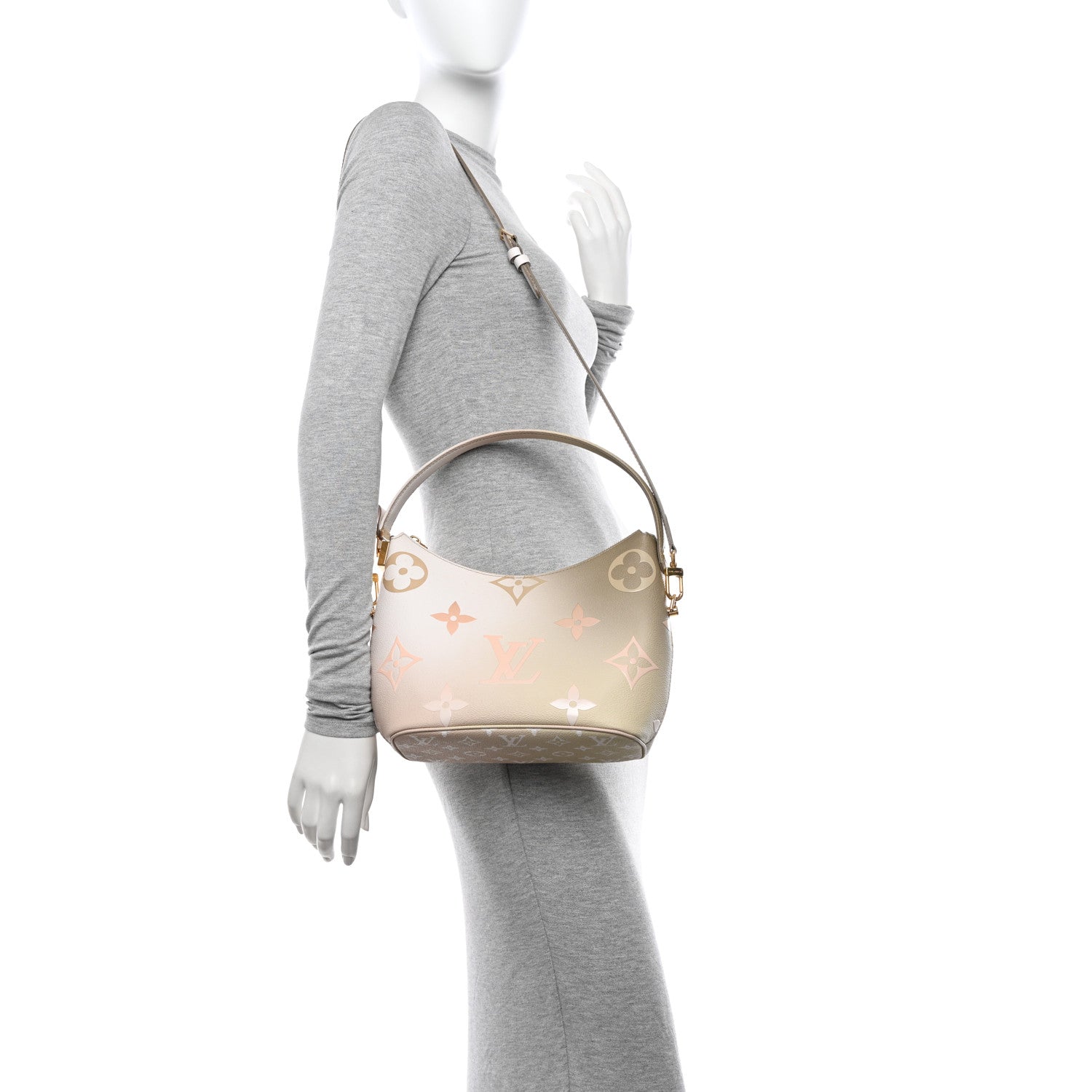 Louis Vuitton Monogram Giant Spring In The City Marshmallow Hobo Sunset Kaki 2 of 13