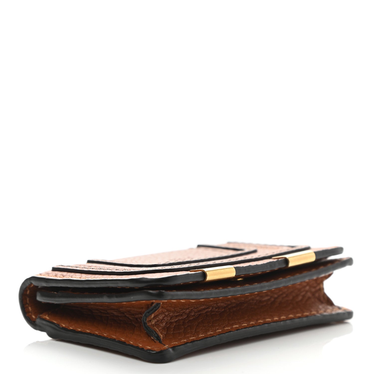 Chloe Grained Calfskin Marcie Compact Wallet Tan 4 of 9