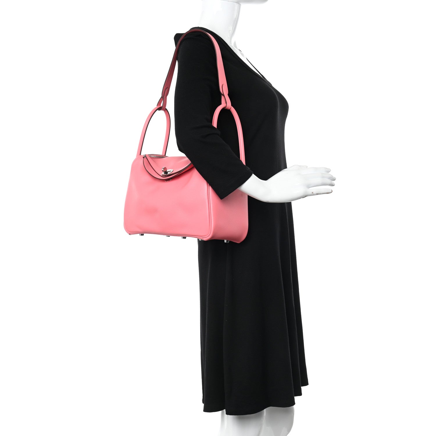 Hermes Evercolor Lindy 26 Rose Azalee 2 of 13