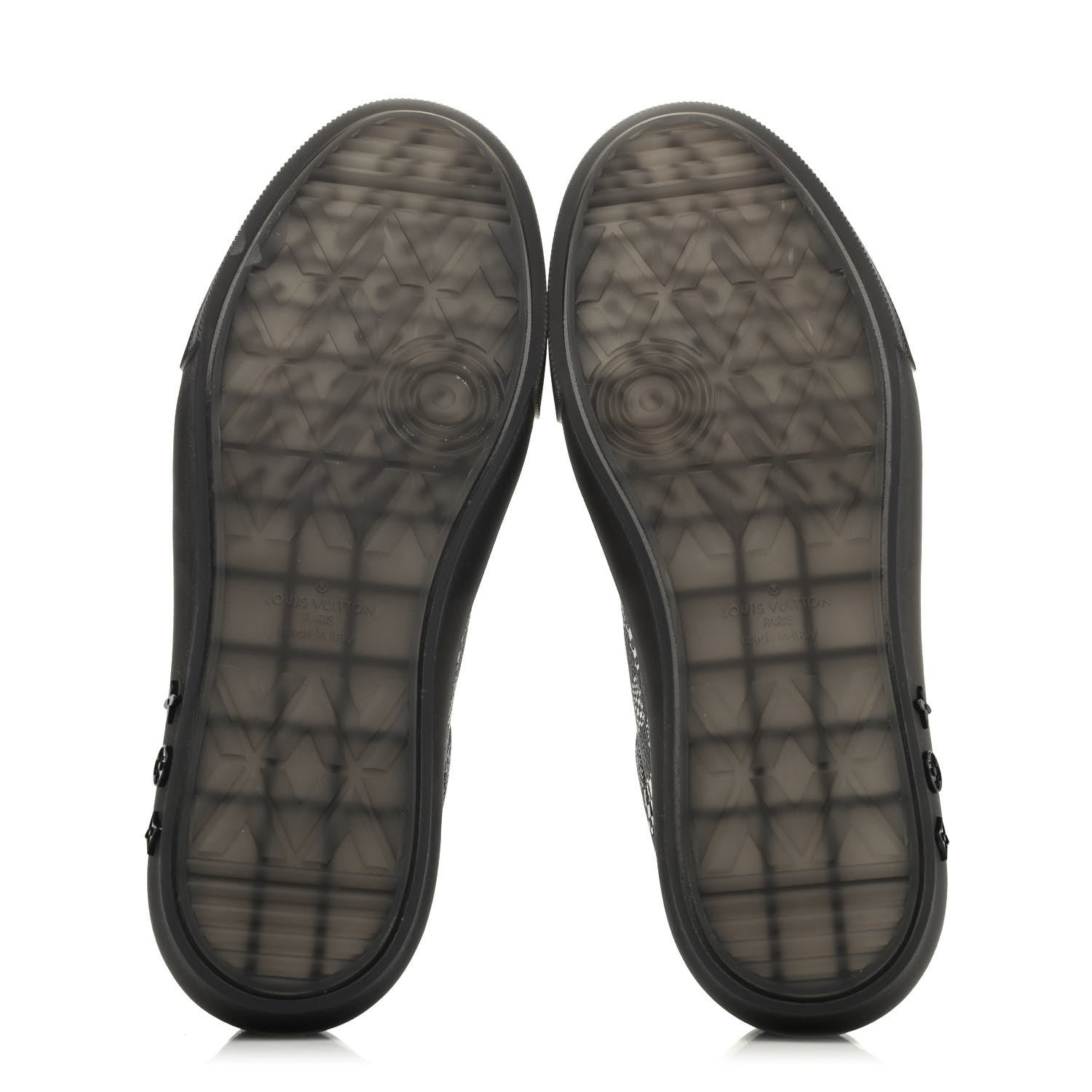 Louis Vuitton Damier Distorted Mens LV Ollie Sneakers 9 Black 4 of 4