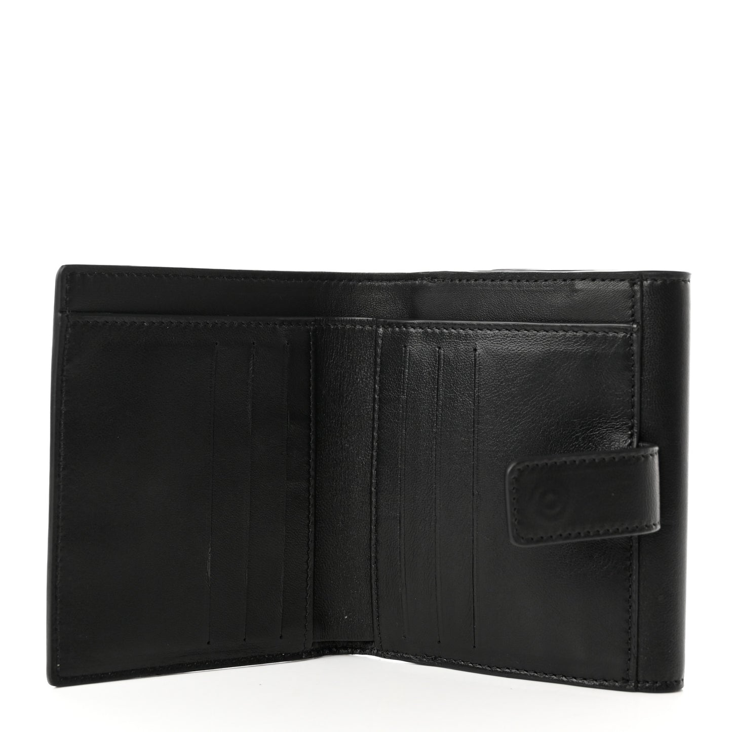 Calfskin Medusa Wallet Black