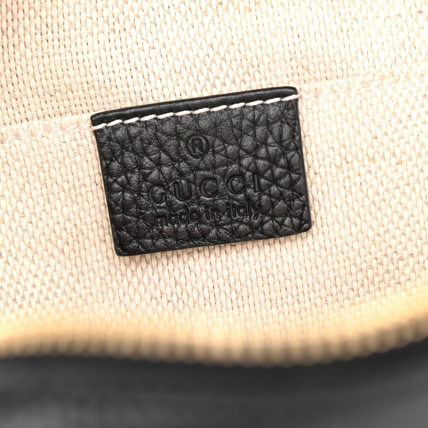 Pebbled Calfskin Small Soho Disco Bag Black