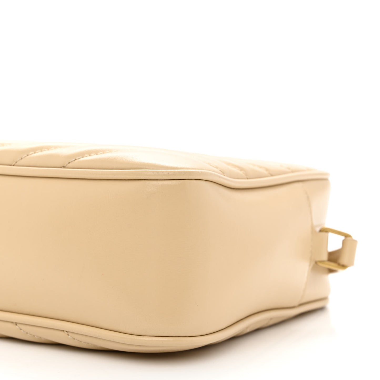 Calfskin Matelasse Monogram Lou Camera Bag Nude Powder