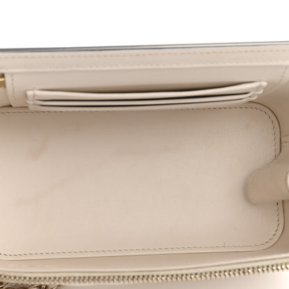 Chanel Caviar Quilted Small Vanity Case With Chain White 5 of 13