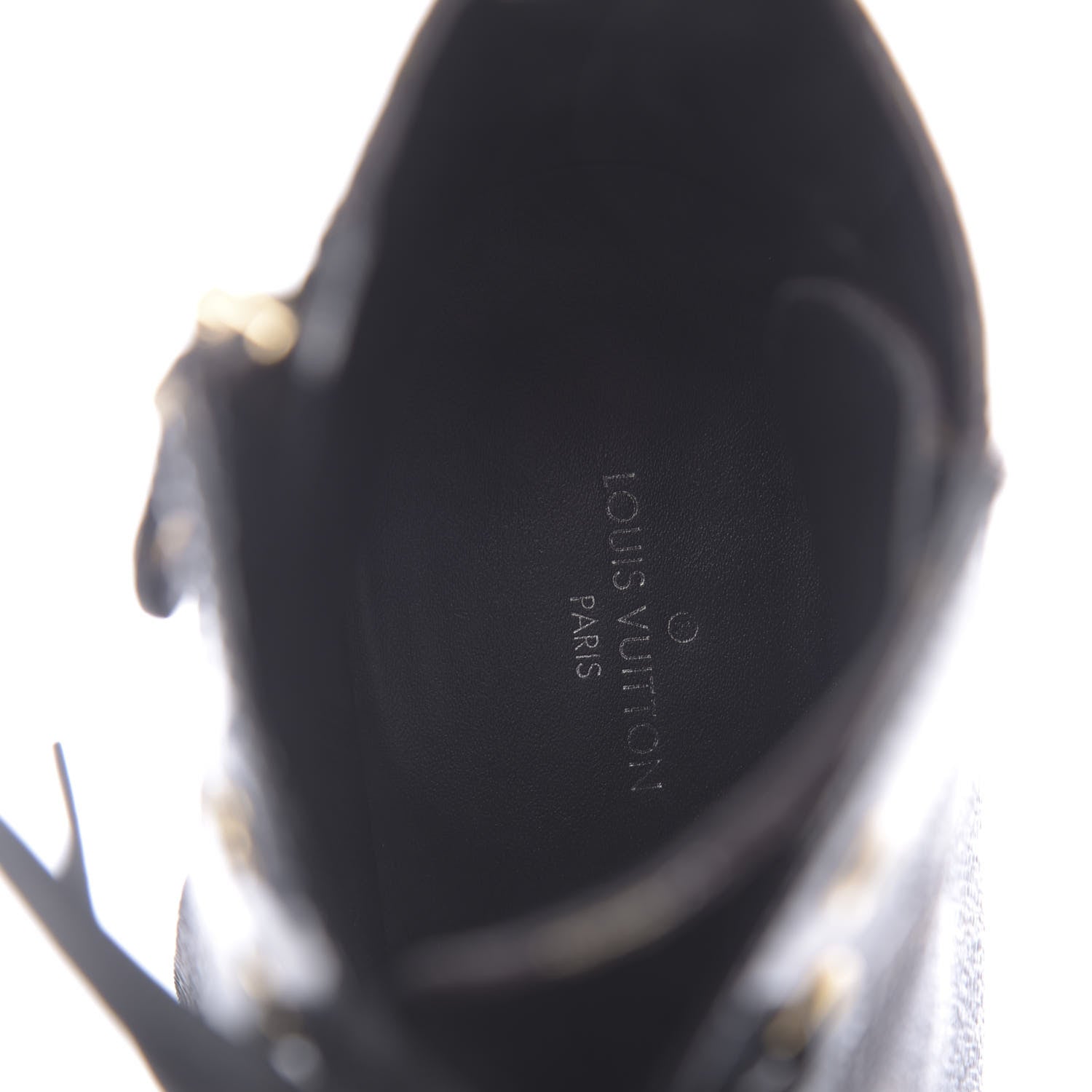 Louis Vuitton Patent Calfskin Monogram Star Trail Ankle Boots 39 Black 7 of 9
