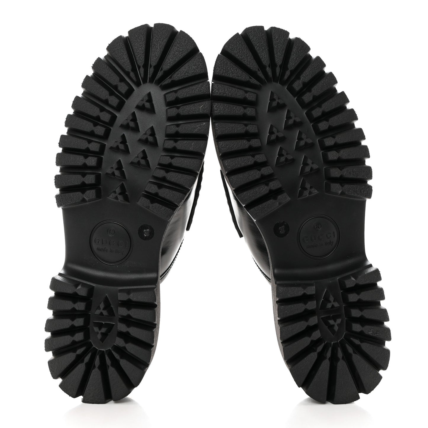 Magnum Calfskin Womens Horsebit Platform Mules 37 Black