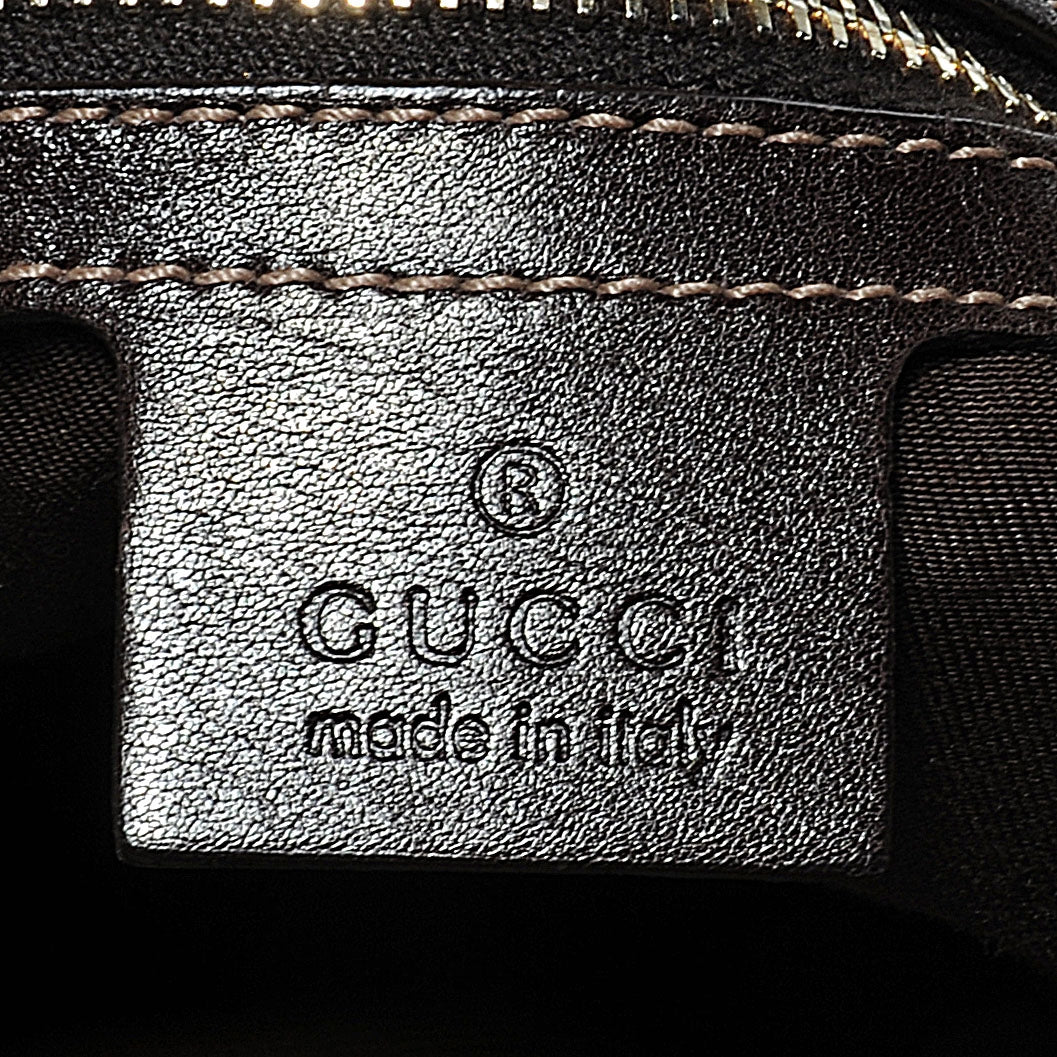 Monogram Peggy Braided Tote Ebony