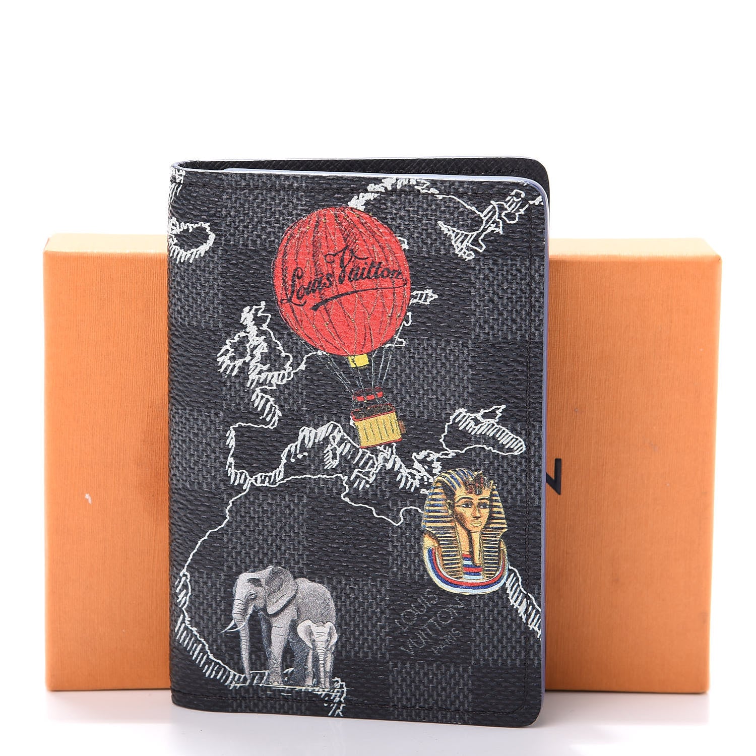 Louis Vuitton Damier Graphite World Map Pocket Organizer NM 9 of 9