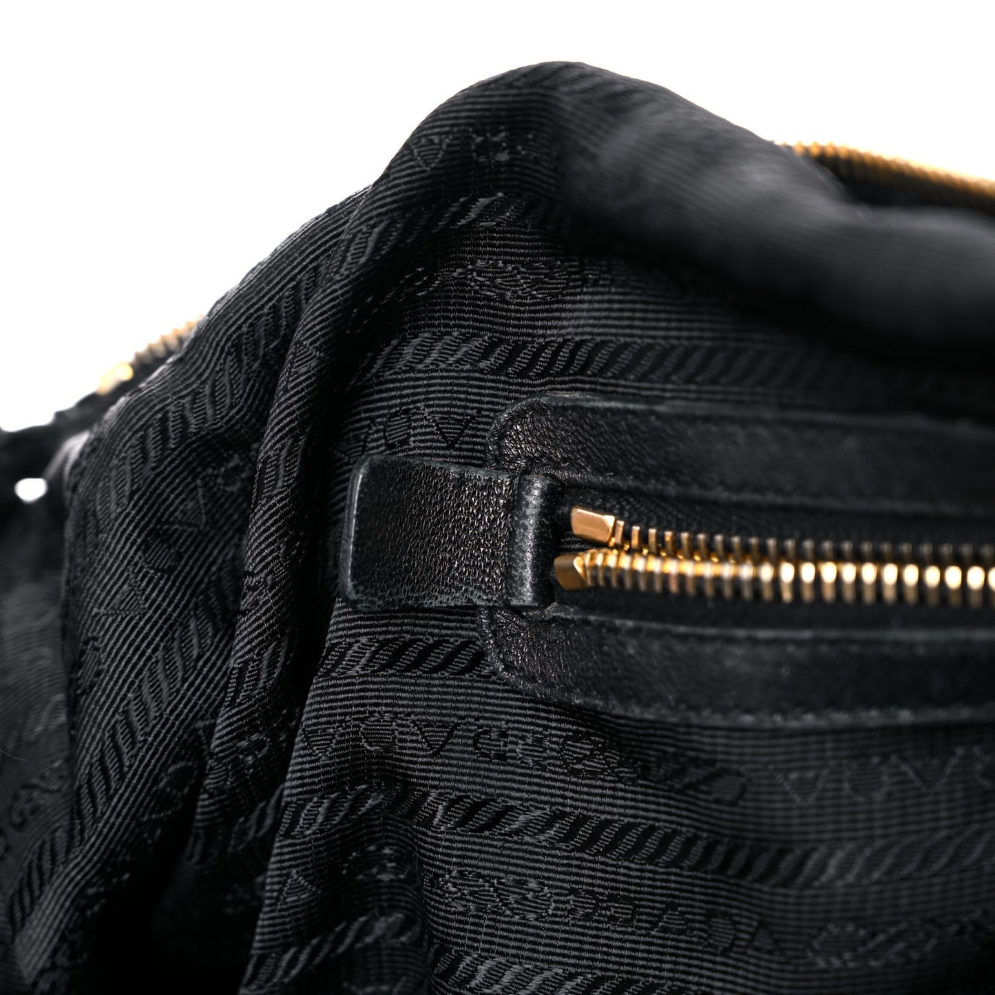 Tessuto Nylon Saffiano Tote Black