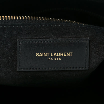 Saint Laurent Calfskin Classic Duffle 6 Black 6 of 18