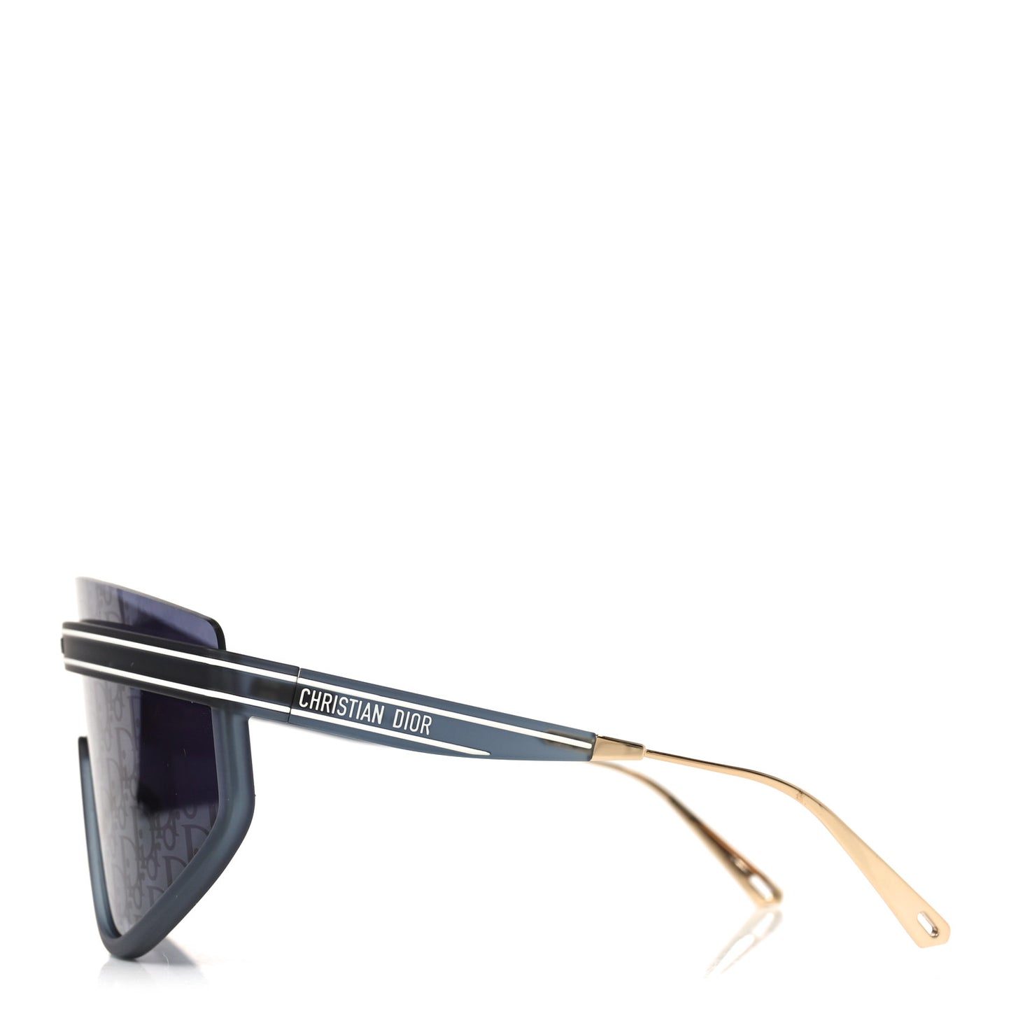 Oblique Mask DiorClub M2U Sunglasses Translucent Blue