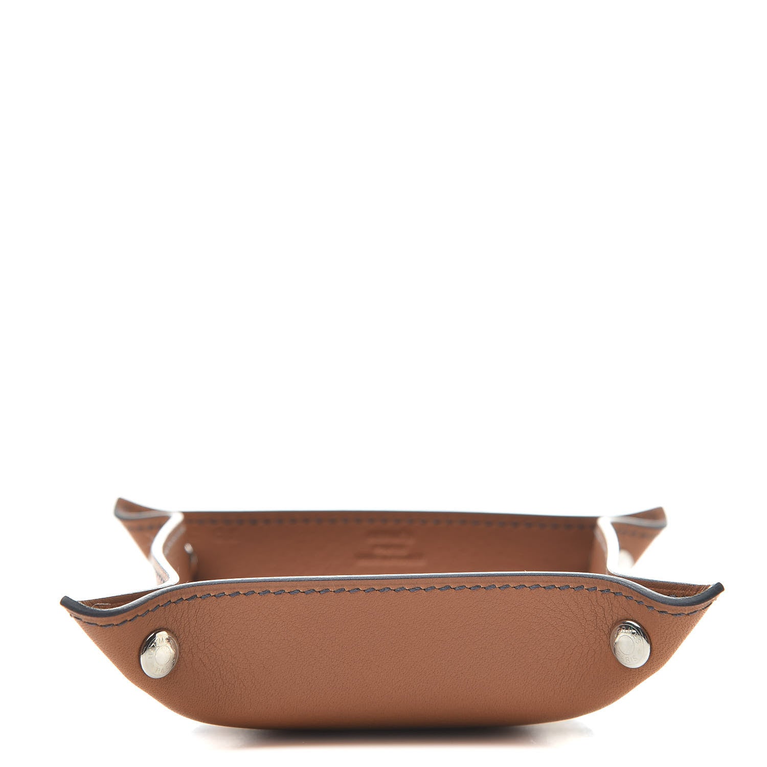 Hermes Taurillon Clemence Mises et Relances Change Tray Gold 1 of 8