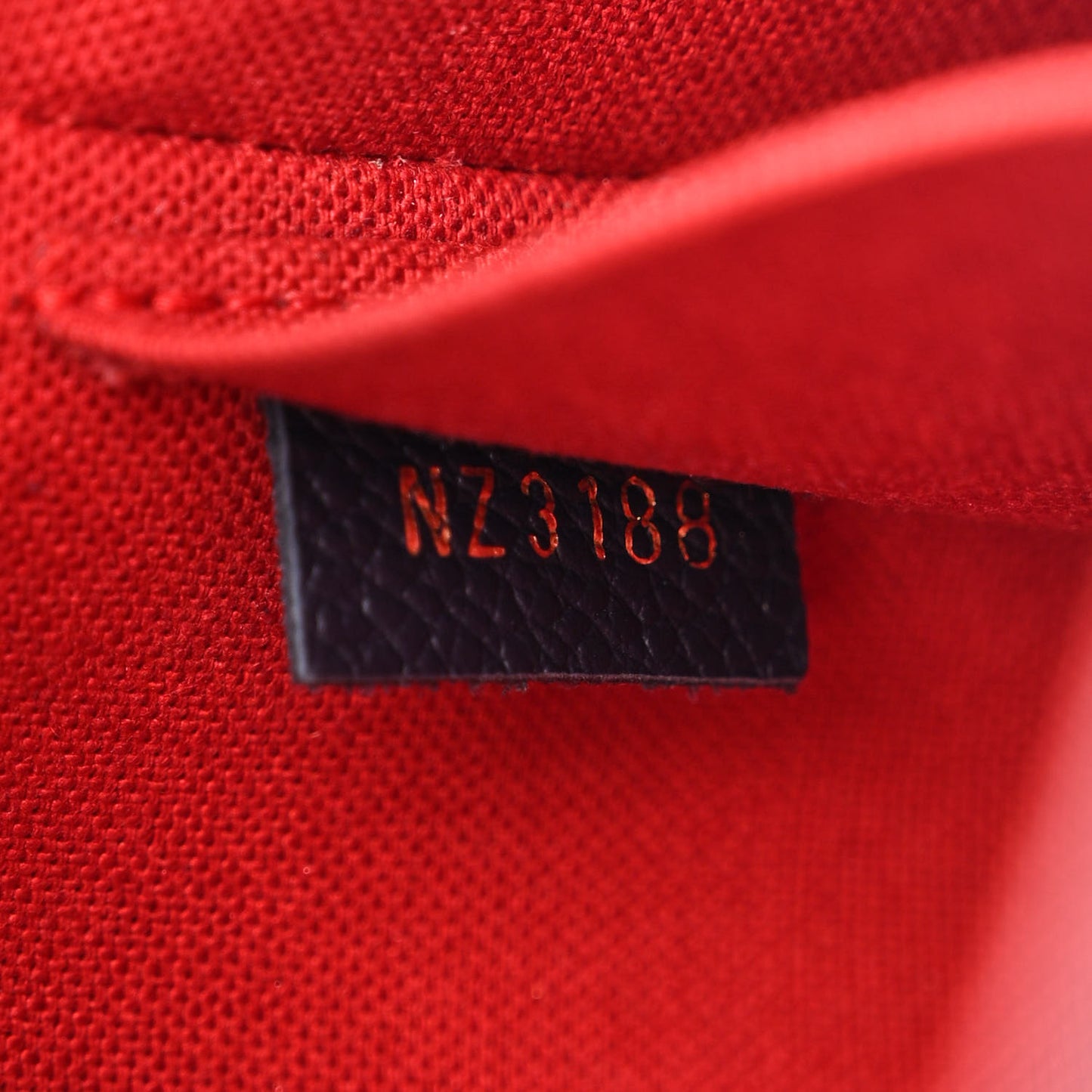 Empreinte Pochette Felicie Chain Wallet Marine Rouge